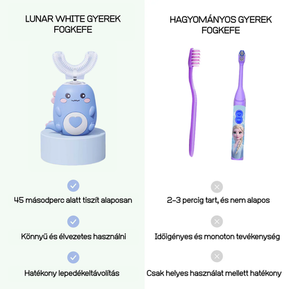 Lunar White Elektromos Fogkefe Gyerekeknek